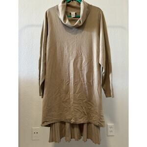 Through The Country Door Sweater Dress Plus Size 2X Brown